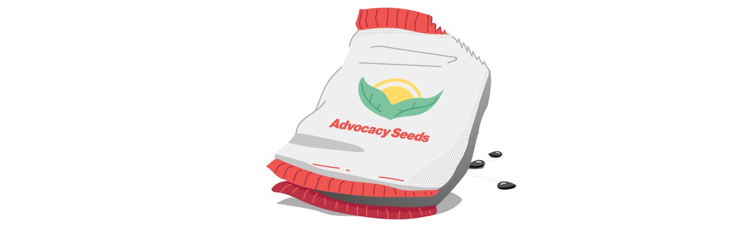 Image: Bag of advocacy seeds