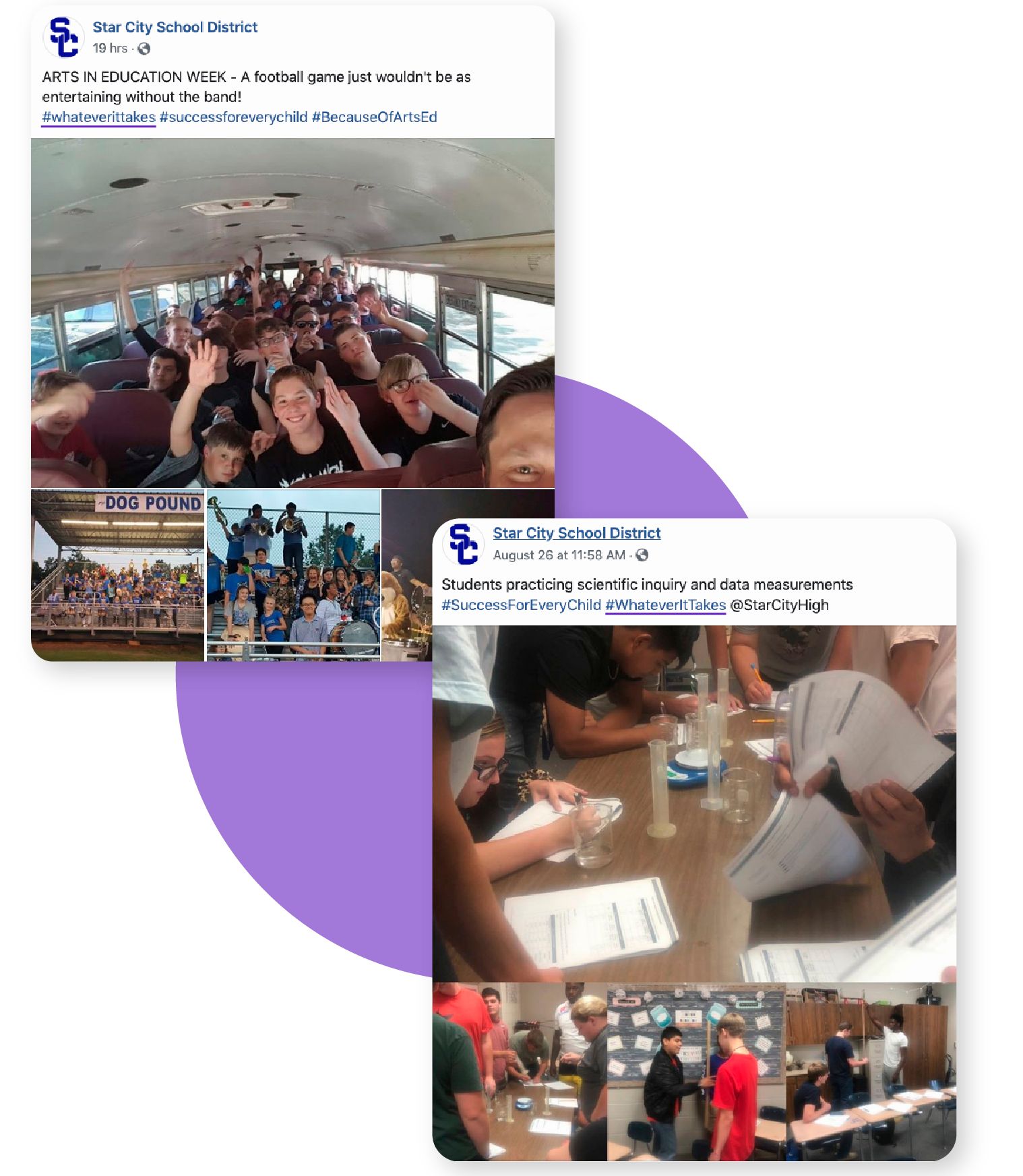Image: Examples of tweets by Nike, with the caption,