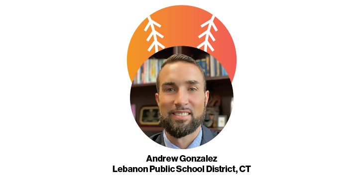 Image: A headshot of Andrew Gonzalez, Superintendent of Lebanon Public Schools in Connecticut.