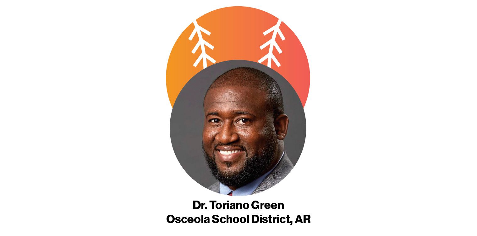 Image: A headshot of Dr. Toriano Green of Osceola School District in Arkansas.