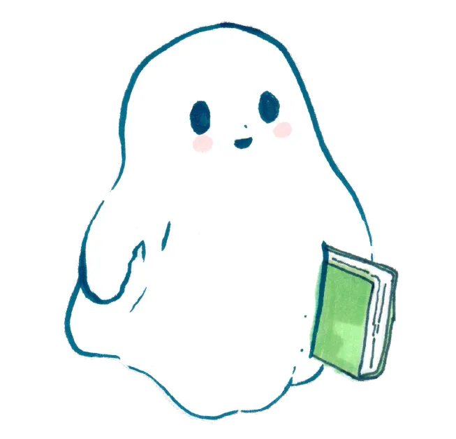 Happy ghost with a 