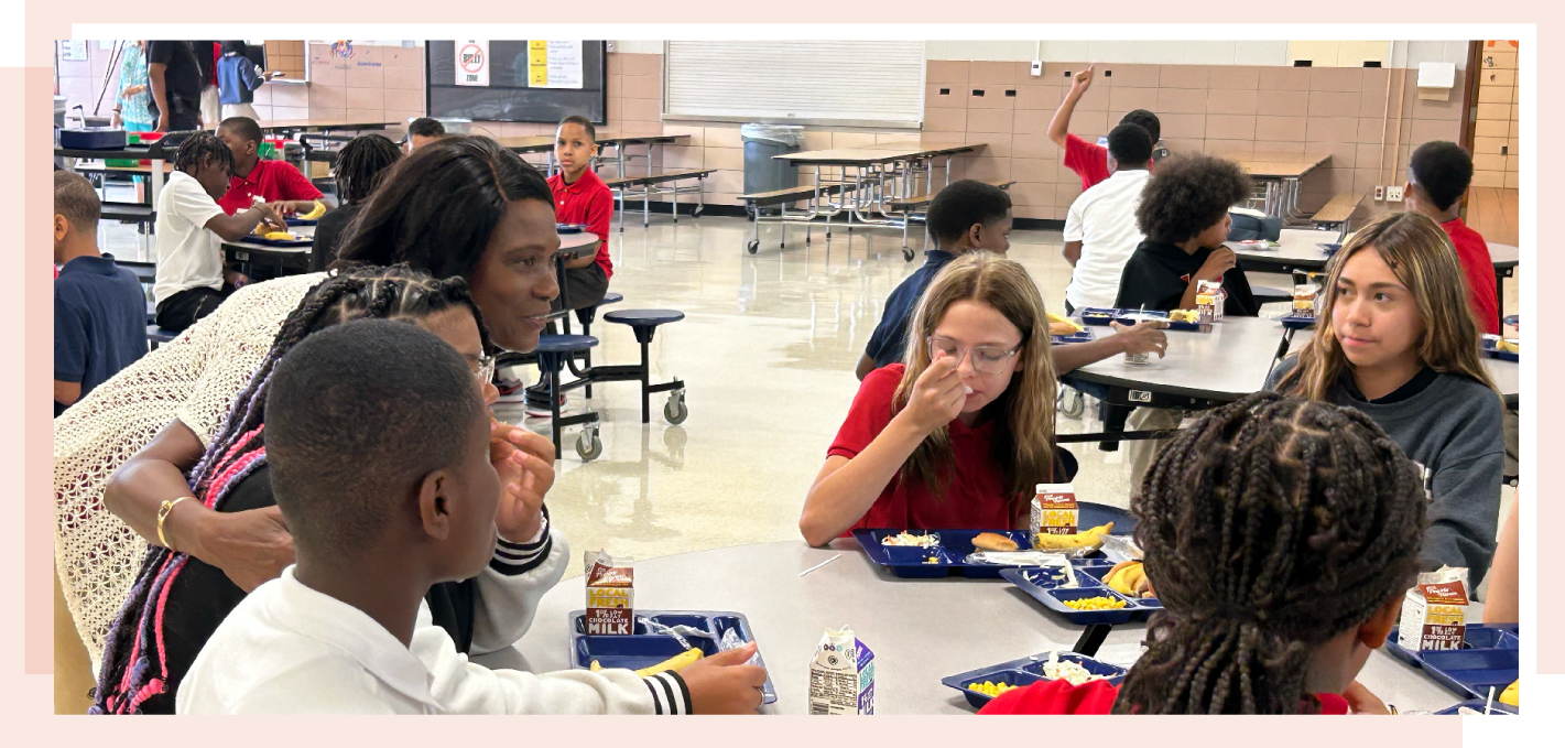 Students participating in school councel